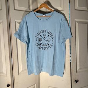 Blue Stranger Things T shirt Size 3XL